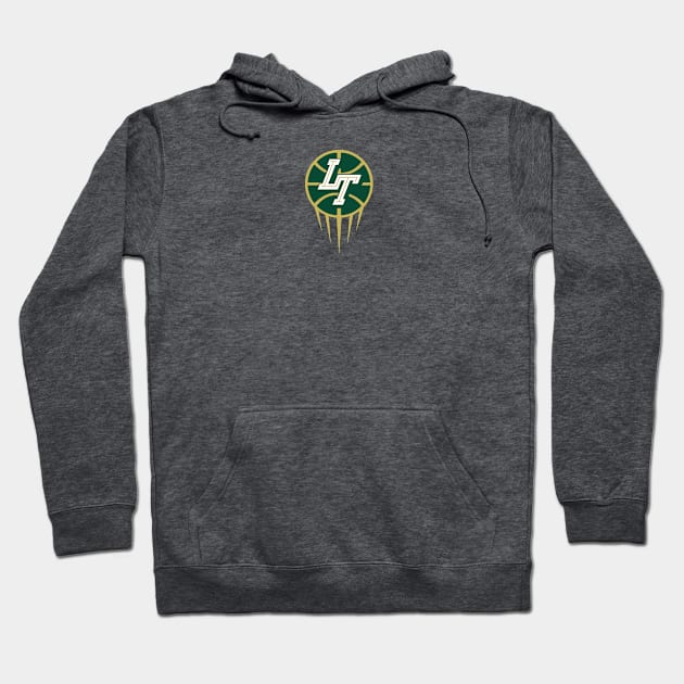 Frisco Lebanon Trial Blazers Basketball Medallion Hoodie by Fresh Fly Threads